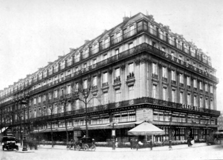 Cafe de la Paix, Paris, France, 1914. This cafe was frequented by Oscar Wilde and his younger lover