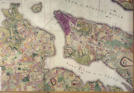 Plan of the City of New York, in North America: Surveyed in the Years 1766 & 1767. Map of the