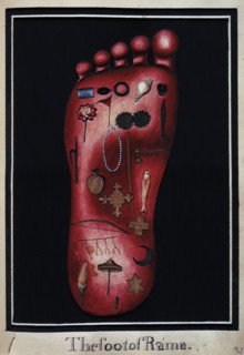 The foot of Rama, c1803-c1804. From a collection of 61 paintings illustrating the Adhyatama