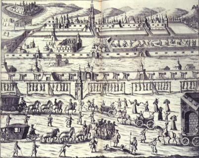 Execution of the Streltsy, 1698, (1700). Peter the Great's execution of the Streltsy, outside the