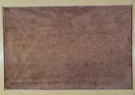 The Magna Carta, 1215. The Magna Carta (The Great Charter); King John's Charter of Liberties. One