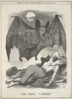 The Irish Vampire, 1885. From Punch Or The London Charivari.