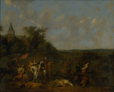 Cavalry battle, 1650-1700.