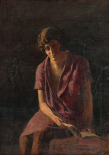 Girl with a Book, 1920-1930.