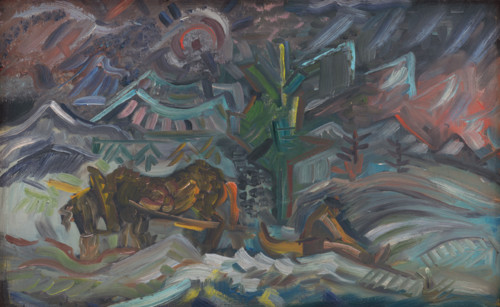 Resting Farmers, 1940-1944.