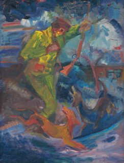 Hunter with Dogs, 1940-1944.