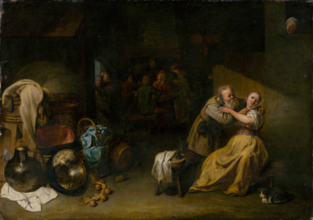At the Inn, around 1652-1654.