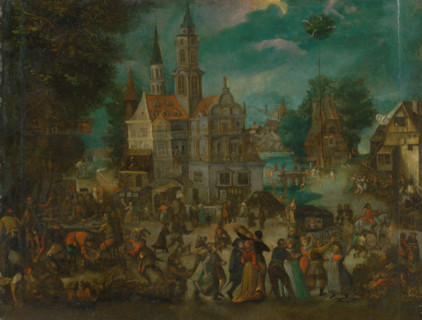 May Celebrations (Celebrations outside the Castle),  c1600-1630.