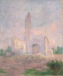 Ruins of a church, early 20th century.
