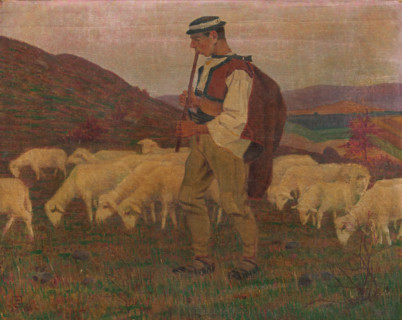 Autumn evening mood, 1905.