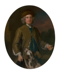 Hunting Portrait, around 1730.
