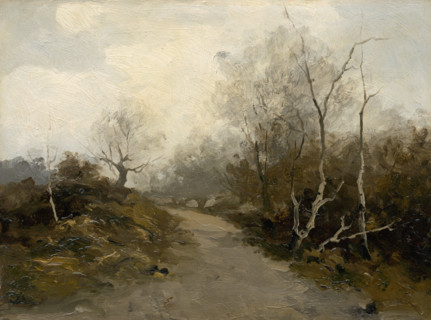 Forest road, 1880-1900.