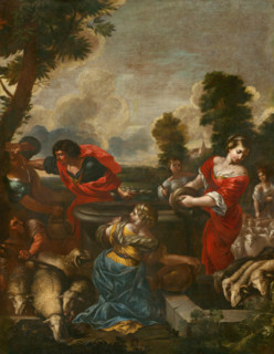 Moses and Jethro's daughters, 1650.