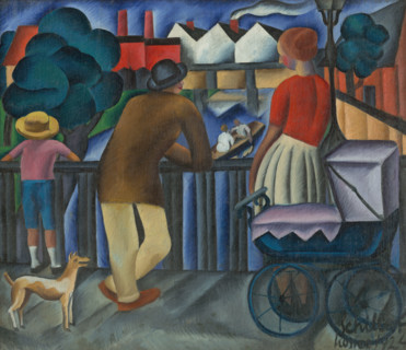 Urban scene, 1924.
