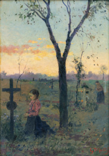 Silent Prayer over a Grave, 1905-1906.