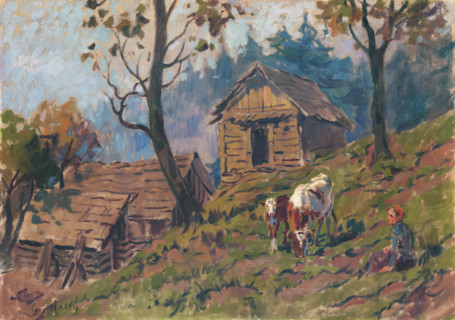 Near the Sheep Farm, around 1922.