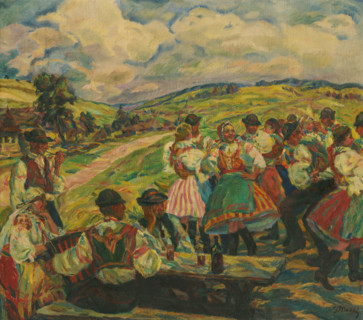 Village Dance, around 1940-1945.