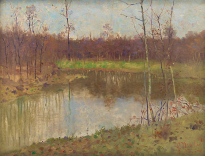 Landscape with a Fishpond, 1913.
