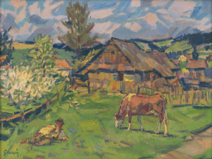 Spring in Zdiar, around 1936.