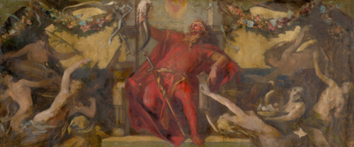 Gambrinus - Study for the Decorative Panel, 1875-1884.
