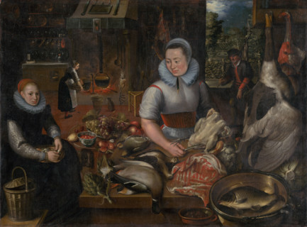 Kitchen Still Life, 1607.