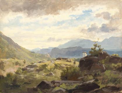 Landscape study, 1860-1900.