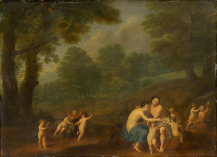 Venus and Adonis (love scene), 1731.