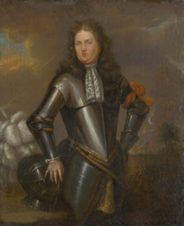 Portrait of a nobleman in a suit of armour, after 1750. Probably by Johann Lucas Kracker
