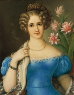 Portrait of a Young Lady in a Blue Dress, 1826.