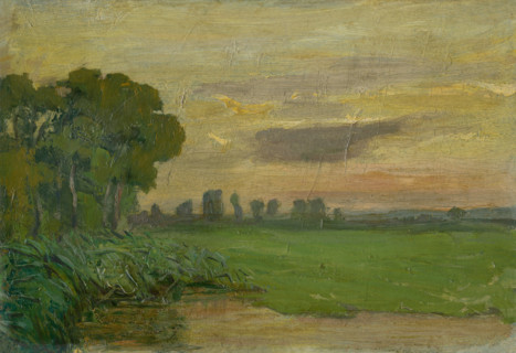 Sunset in Kaloc, 1890-1900.