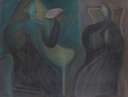 Seated women, 1920-1930.