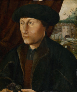 Portrait of a Man with Rosary; Portrait of Man in a Beret, 1520-1530.
