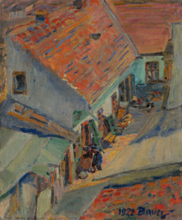 In front of the house, 1922.