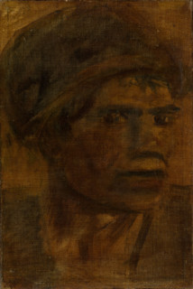 Head of a Prisoner (Head of a Balkan Man), around 1915.