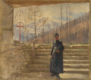 Study of Walking Priest, 1880-1900.