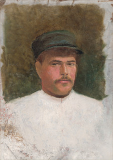 Study of a Man in a Fur Hat, 1880-1900.