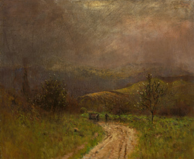 Autumn Landscape in the Early Evening, 1880-1900.