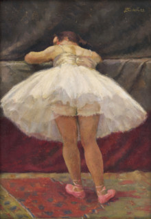Resting ballet dancer, 1922.
