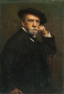 Self-portrait, 1915. Leopold Horovitz was one of the first artists of Jewish descent to depict