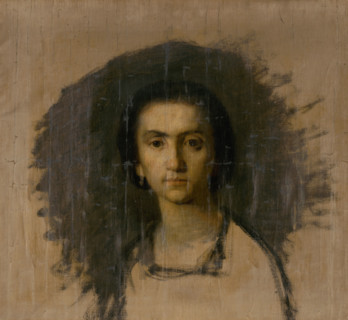 Head Study of a Woman, 1860-1870.