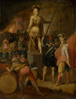 Military camp, c1600.