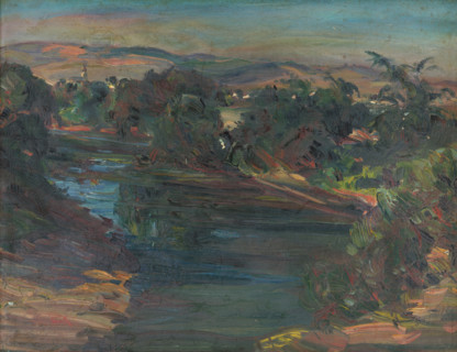 On the Ipel', c1935. The River Ipel' or Ipoly (Hungarian), is a tributary of the Danube.