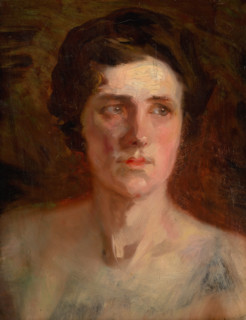 Head Study of a Woman, around 1890.
