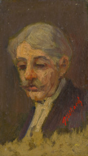 Portrait of an Old Man with Half-Closed Eyes, around 1930.