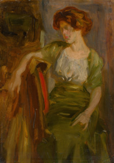 Study of a Seated Woman, around 1900.