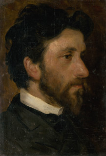 Head Study of a Man, around 1900.