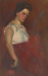 Study of a Seated Woman, around 1900.