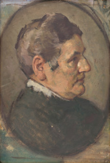 Portrait Study - Oval, around 1910.