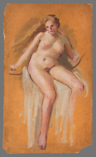 Study for the Painting 'Lady Godiva', 1895-1900.