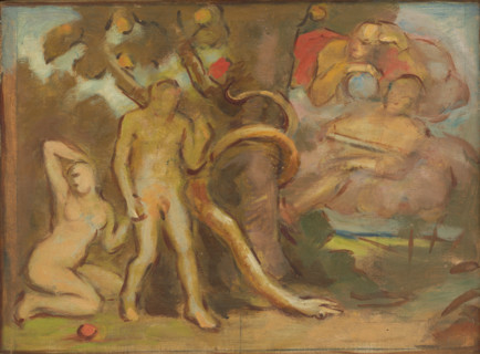 Temptation 'Adam and Eve', after 1900.